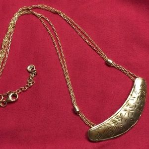 SILPADA N2852 Sterling Silver Crescent "Lunar"